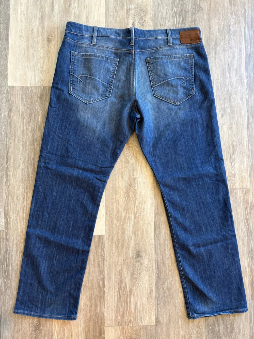 Mavi Myles Mid-Rise Straight Leg Medium Wash - Men’s 38/32